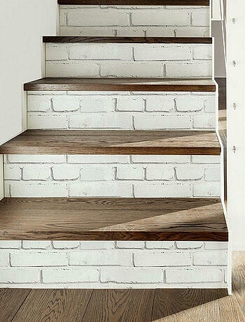 Stickers Briques Banches