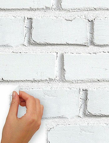 Stickers Briques Banches