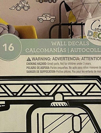Stickers camions à colorier