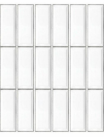 Stickers carreaux blancs de metro