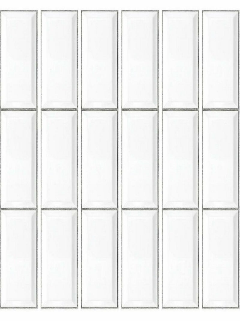 Stickers carreaux blancs de metro Blanc - Kiabi