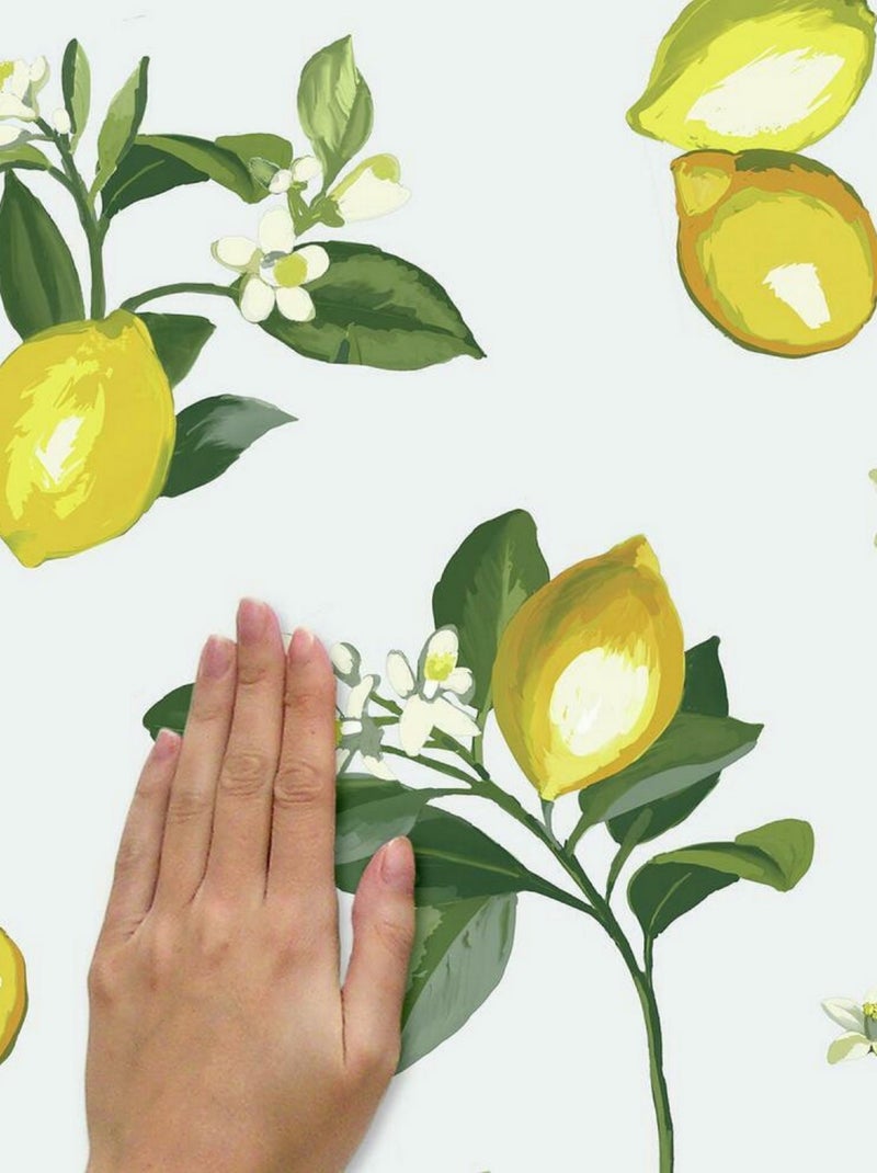 Stickers citrons jaunes géants Jaune - Kiabi