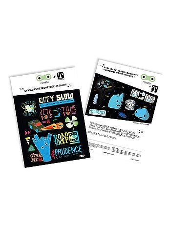 Stickers City Slow Couleur