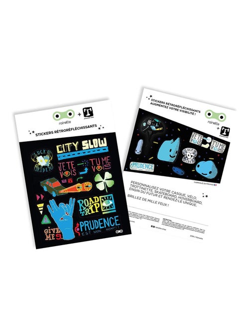 Stickers City Slow Couleur - Kiabi