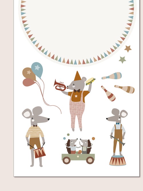 Stickers Decor Xxl Circus - Kiabi