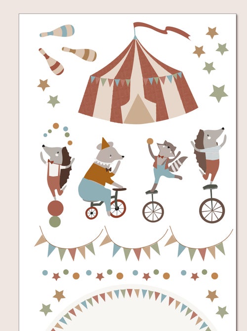 Stickers Decor Xxl Circus - Kiabi