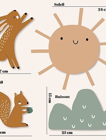 Stickers Decor Xxl Edgar le renard