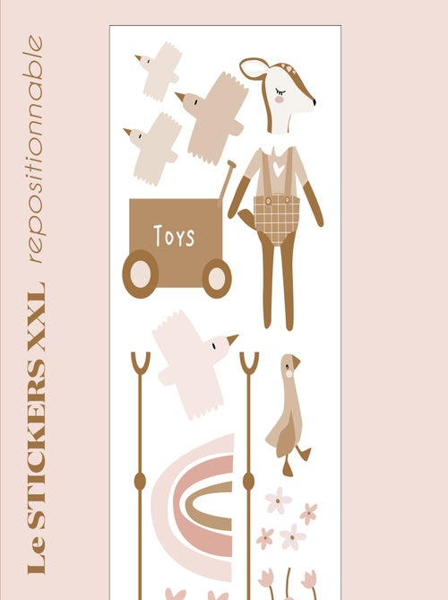 Stickers Decor Xxl Faon balancelle - Kiabi