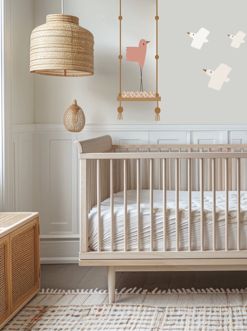 Stickers Decor Xxl Faon balancelle Multicolore - Kiabi