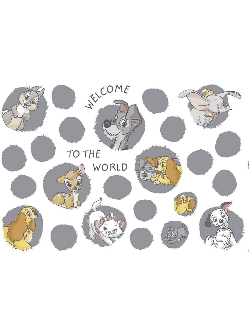 Stickers Décoration Murale -A simple start- Disney Multicolore - Kiabi