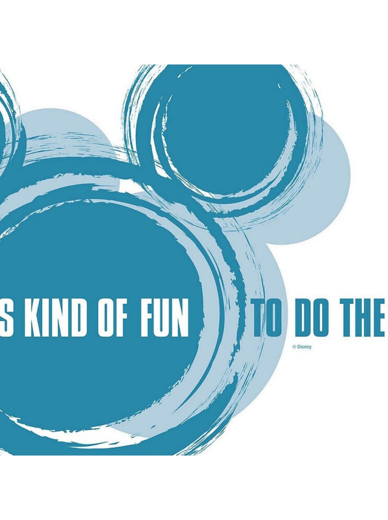 Stickers Décoration Murale -It's kind of fun- Disney Multicolore - Kiabi
