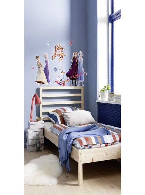 Stickers Décoration Murale La Reine des Neiges -Believe in the Journey- Croire au Voyage Disney - Kiabi