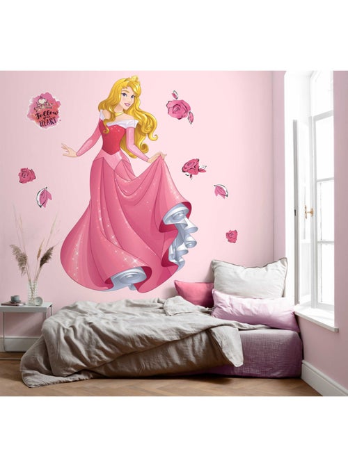 Stickers  disney aurore la belle au bois dormantxxl - 127 x 200 cm - Kiabi