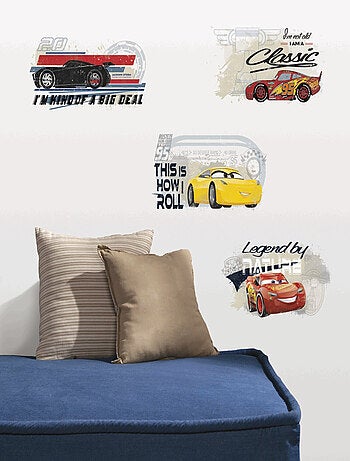 Stickers Disney Cars 3 - modèle Flash Mc Queen et ses amis