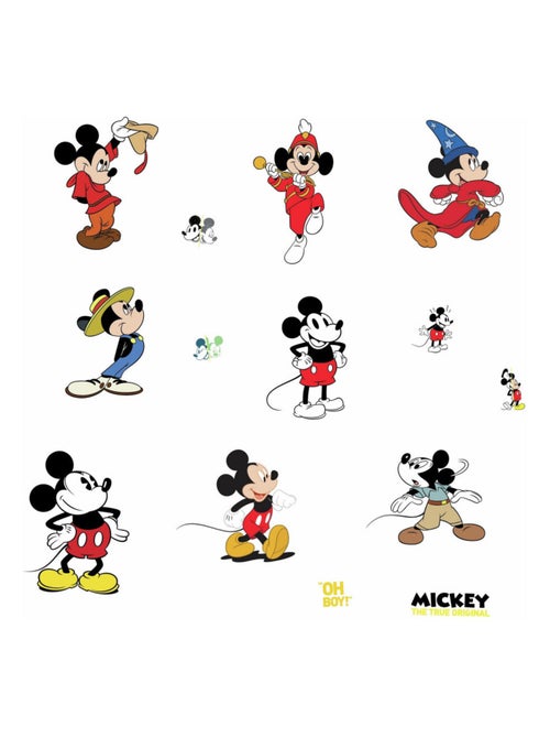 Stickers Disney Mickey Mouse - modèle 90 ans de magie - Kiabi