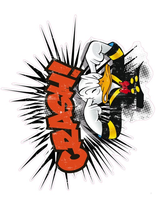 Stickers  donald crash xxl - 127 x 160 cm - Kiabi