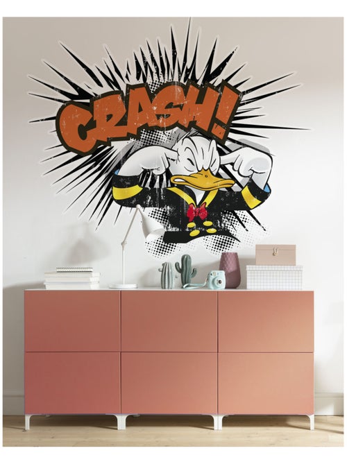Stickers  donald crash xxl - 127 x 160 cm - Kiabi