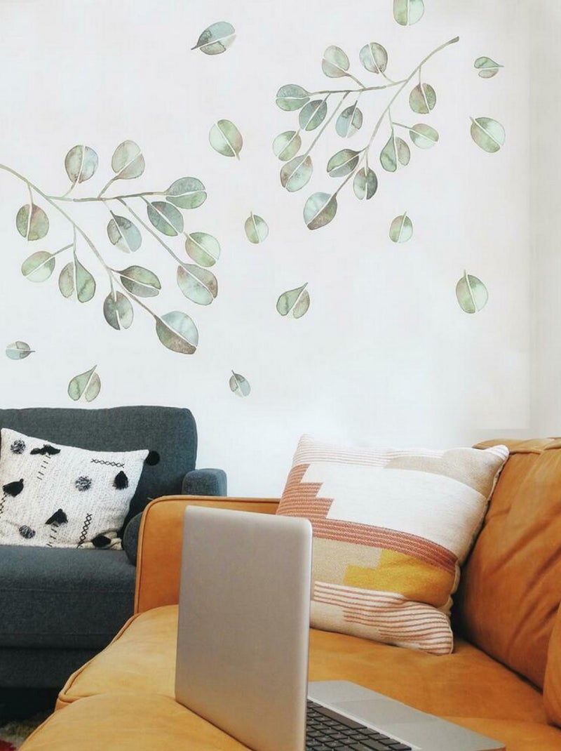 Stickers feuilles d'eucalyptus géant Vert - Kiabi