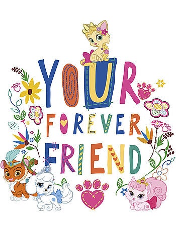 Stickers Friend Princesse Disney Palace Pets Repositionnables