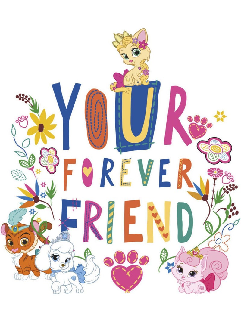 Stickers Friend Princesse Disney Palace Pets Repositionnables Multicolore - Kiabi
