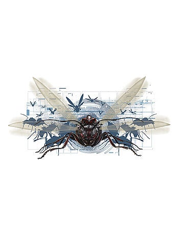 Stickers Géant Ant-Man et Antoinette Marvel 43x78