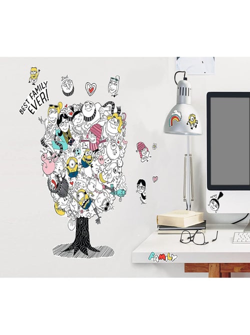 Stickers géant Arbre Les Minions - Kiabi