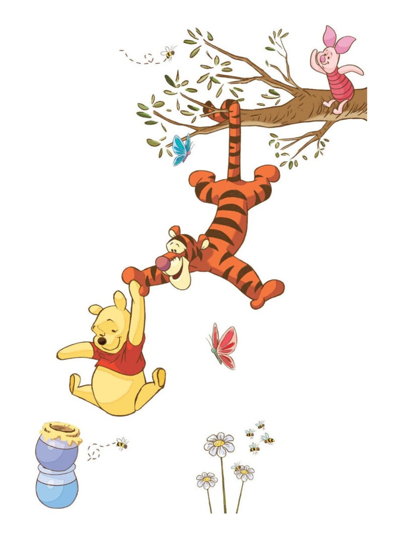 Stickers géant Arbres Magique Winnie l'Ourson Disney 106x104cm Multicolore - Kiabi