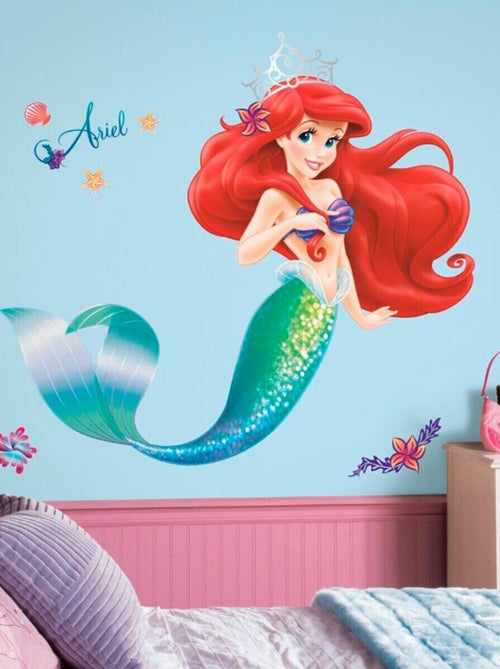 Stickers géant Ariel La Petite Sirène Disney - Kiabi