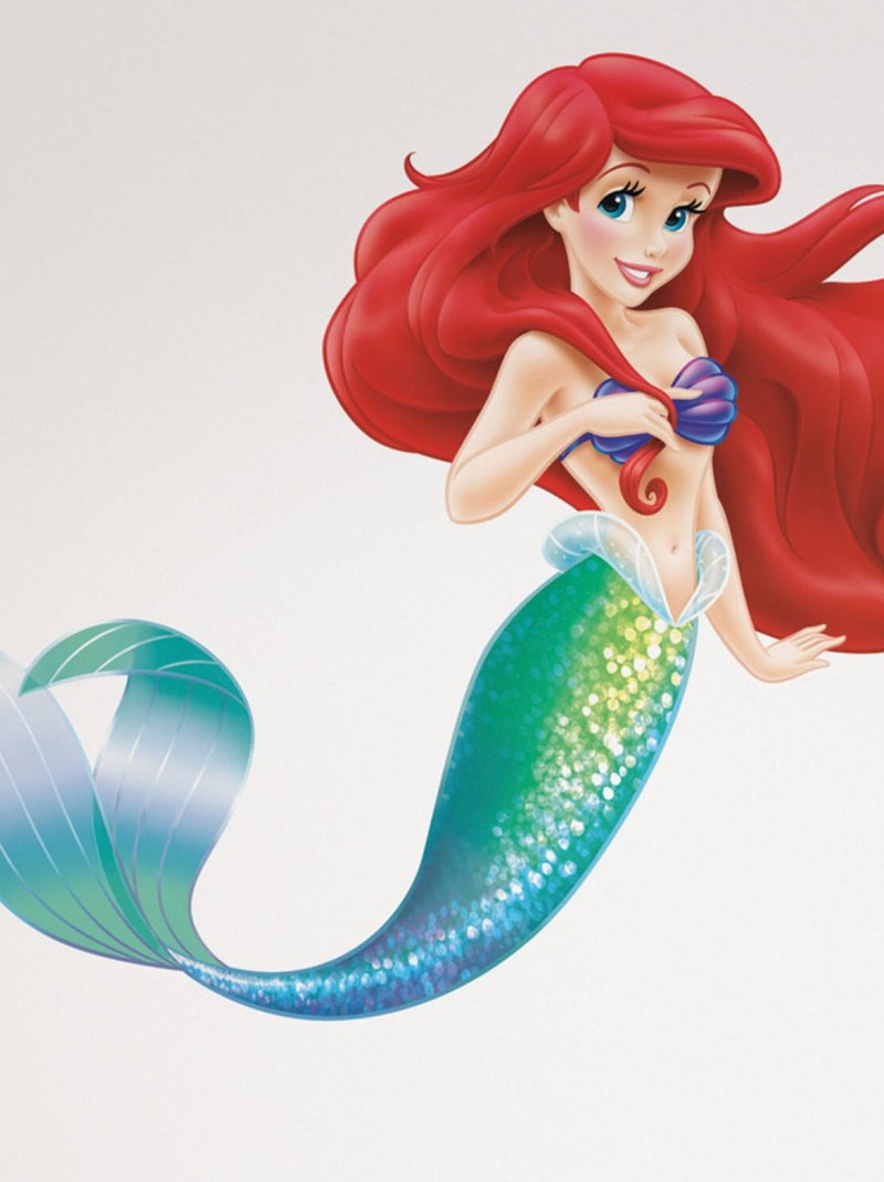 Stickers géant Ariel La Petite Sirène Disney Multicolore - Kiabi