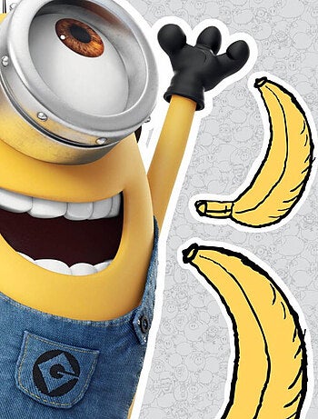 Stickers geant Bananas Les Minions