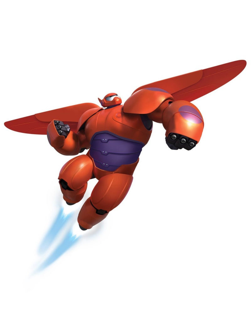 Stickers géant Baymax Les Nouveaux Heros Disney Rouge - Kiabi