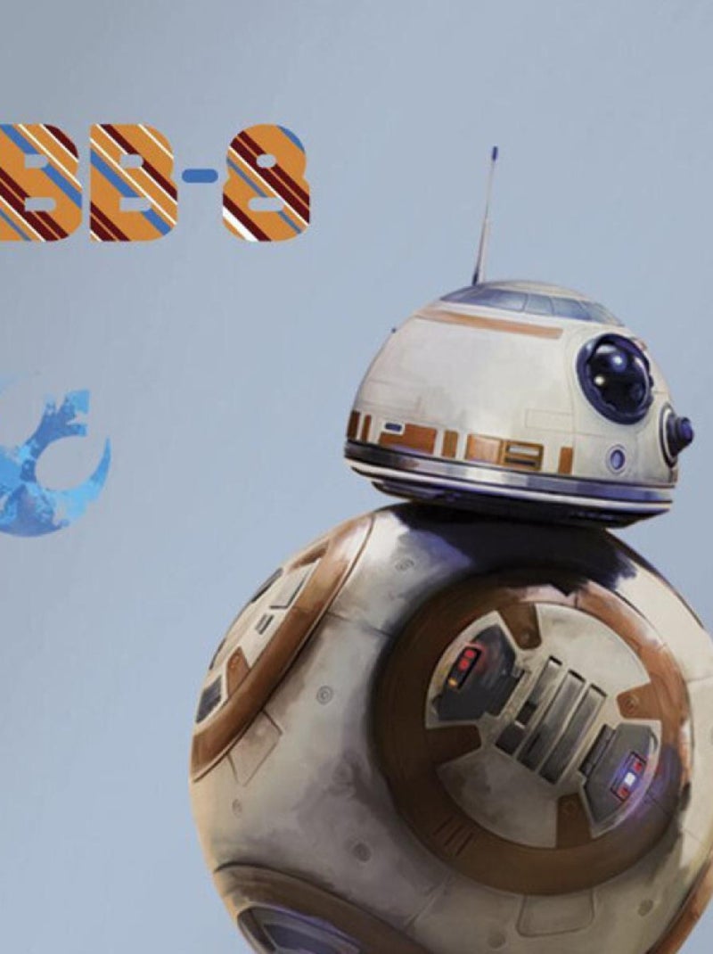 Stickers Géant BB-8 Star Wars Gris - Kiabi