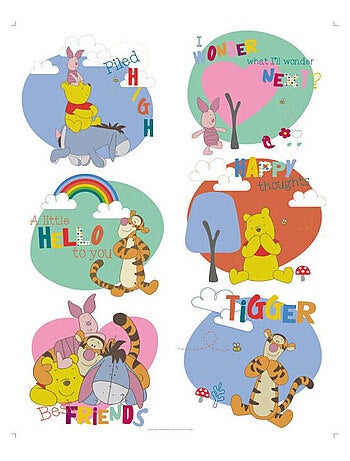 Stickers géant Bébé Winnie l'Ourson Disney 65x85cm