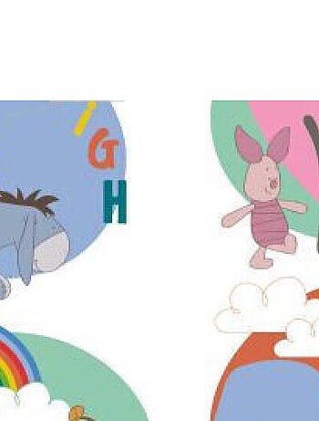 Stickers géant Bébé Winnie l'Ourson Disney 65x85cm