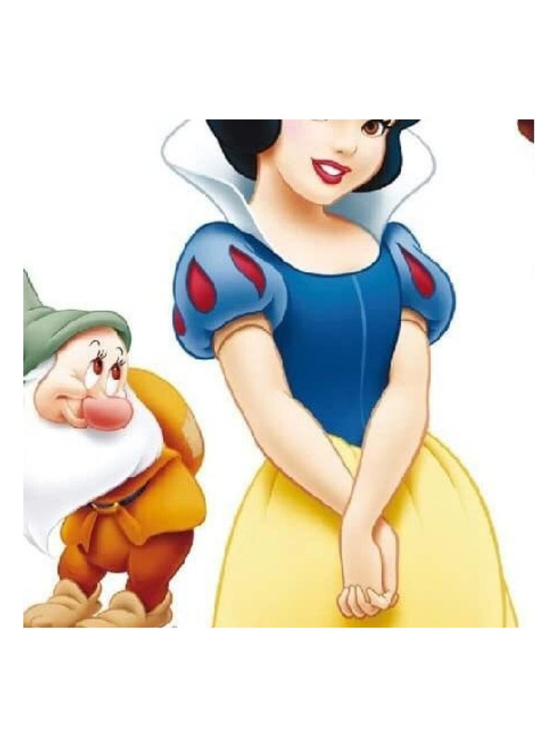 Stickers géant Blanche Neige et les 7 Nains Disney 42.5 x 65cm Multicolore - Kiabi