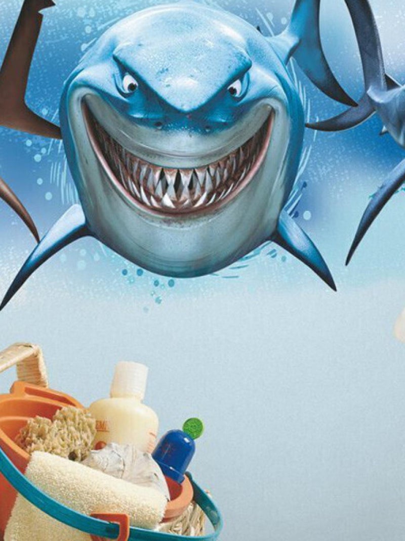 Stickers géant Bruce Le Monde de Némo Disney Bleu - Kiabi