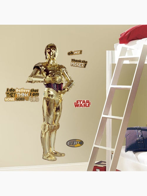 Stickers Géant C3PO Star Wars - Kiabi