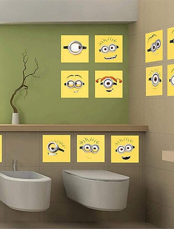 Stickers geant Carrelage Les Minions