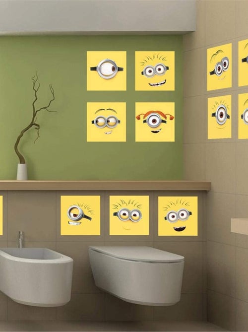 Stickers geant Carrelage Les Minions - Kiabi