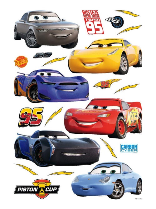 Stickers géant Cars 3 Flash McQueen - Kiabi