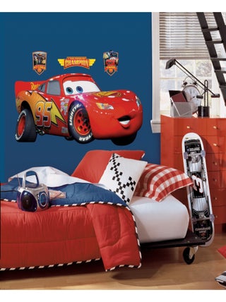 Stickers Géant Cars de Disney - modèle Flash Mc Queen