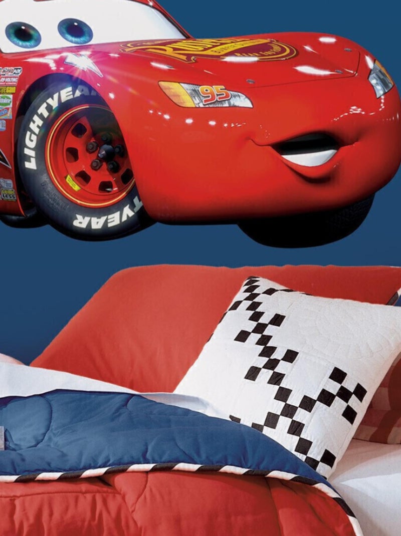 Stickers Géant Cars de Disney - modèle Flash Mc Queen Multicolore - Kiabi