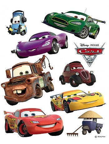Stickers géant Cars et Ses Amis Disney 42.5 x 65cm
