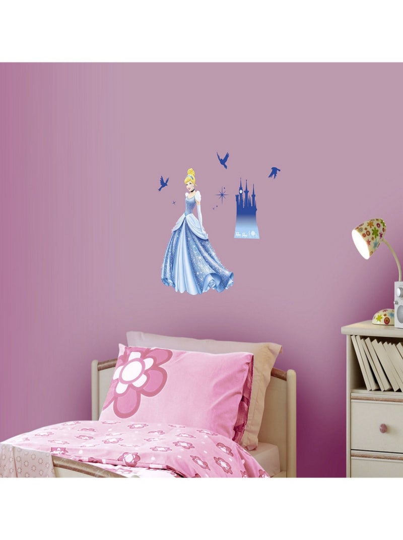 Stickers géant Cendrillon Disney Multicolore - Kiabi