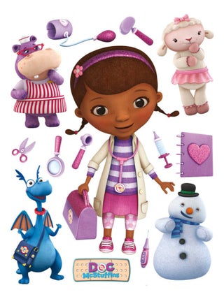 Stickers géant Docteur la Peluche Disney