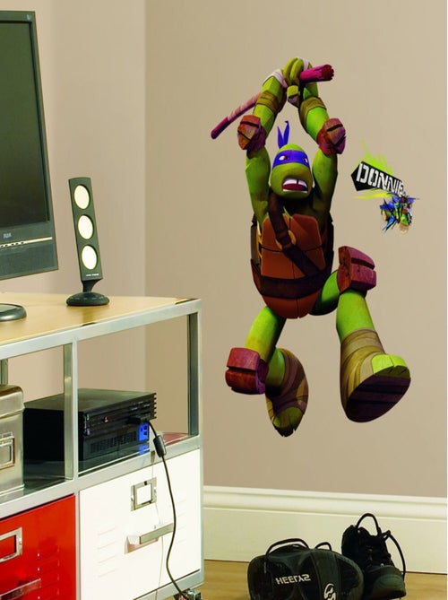 Stickers géant Donatello Tortues Ninja Nickelodeon H 90 CM - Kiabi