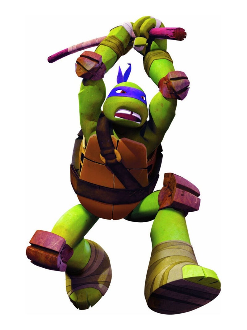 Stickers géant Donatello Tortues Ninja Nickelodeon H 90 CM Vert - Kiabi