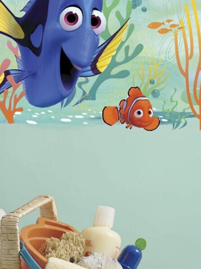 Stickers géant Dory et Nemo Disney 42x99cm Multicolore - Kiabi