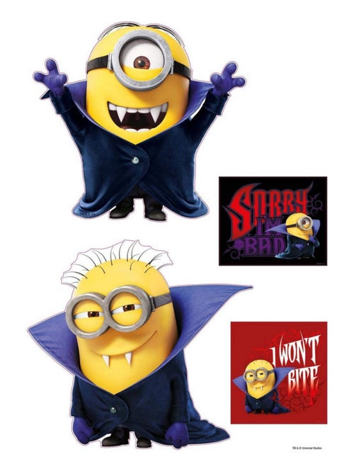 Stickers géant Dracula Les Minions - Kiabi