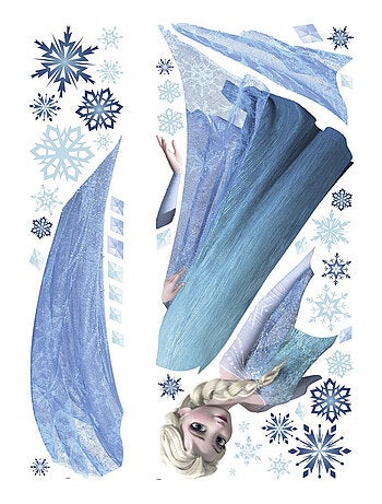 Stickers géant Elsa La Reine des Neiges Disney